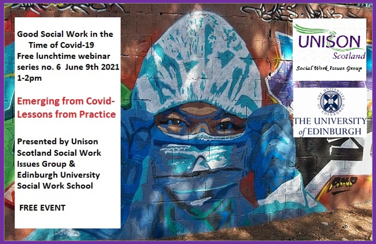 Lunchtime Webinar – Good Social Work in the time of Covid&nbsp;19