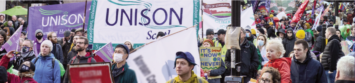 Thanks to all the UNISON members, members of the communities in Stirling and Local&nbsp;Councillors.