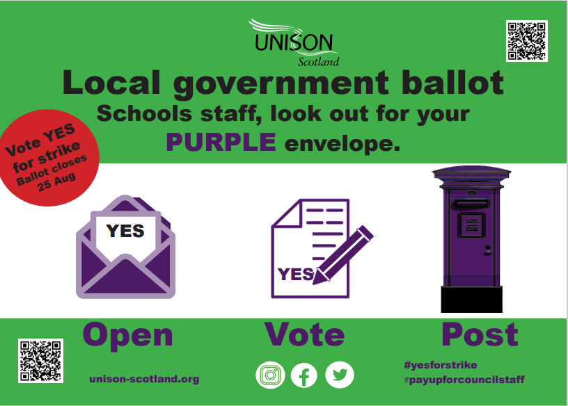 Local government ballot – school&nbsp;staff